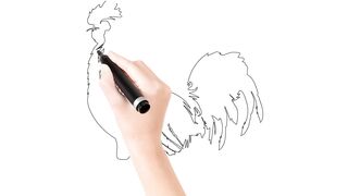 How to draw a beautiful sketch of cock