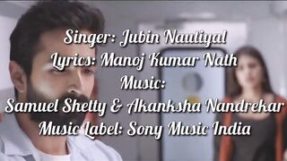 Tum Se Lyrics | Jalebi | Jubin Nautiyal | Varun Mitra , Rhea Chakraborty.