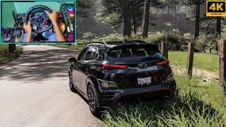 Hyundai Kona N - Forza Horizon 5 Steering Wheel Gameplay 4K