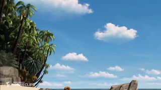 Madagascar (2005) - On the Beach Scene (4-10) - Movieclips