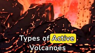 Types of active volcanoes