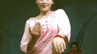 Beautiful lady dancing