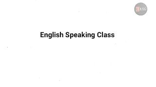 English Speaking Practice | part 1