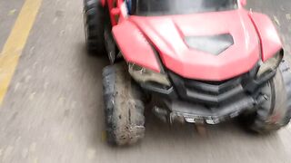 Kids car drive park