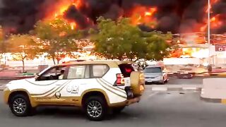 fire in dubai mall