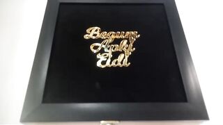 Golden Box & Acrylic Envelope