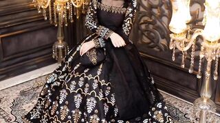 Stylish design party wear dress new collection scene