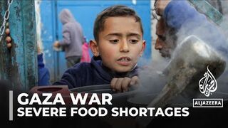 Gaza severe food shortages: Local charities help while the bombing goes on