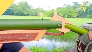 How to make a real gun with bamboo