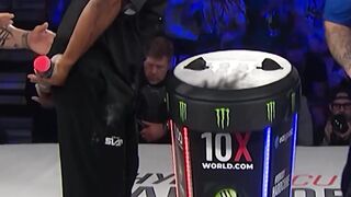 Had the crowd going crazy with his monster KO