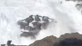 Terrifying waves