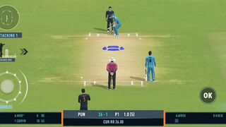 Cricket match game for 5 overs Cricket league match