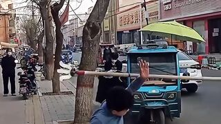 Chinese boy great technique circus