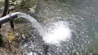 This water comes out through solar