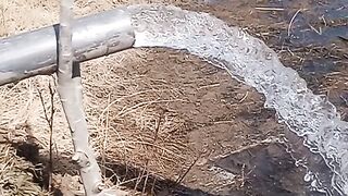 This water comes out through solar
