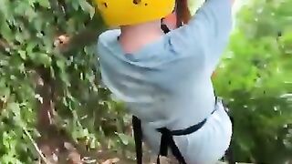 Just another day zip lining