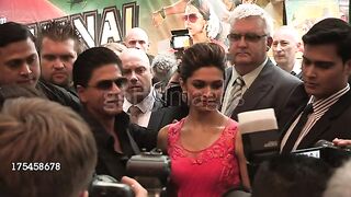 Shah Rukh Khan  Deepika Padukone at Chennai Express event