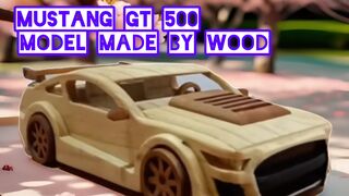 How To Make Mustang GT 500 At Home With Wood/Homemade Mustang GT 500