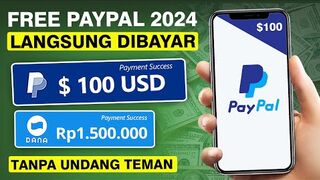 MAKE MONEY ONLINE : FREE PAYPAL Langsung DIbayar, Cara Menghasilkan Uang dari Internet, Aplikasi Penghasil uang Tercepat.