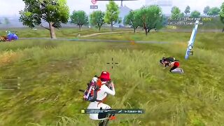 PUBG gaming on mobile smart player