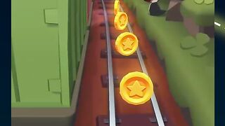 Playing Subway surf game