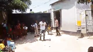 Dancing at school on independence day