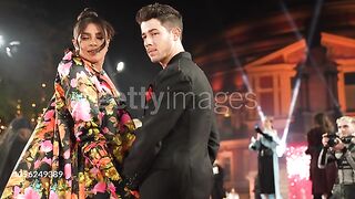 Priyanka Chopra and Nick Jonas at The Fashion Awards