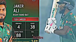 JAKIR ALI SIXES VS SRI LANKA