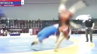Beautiful techniques of wrestling