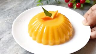 Mango Pudding _ No Gelatin, No Agar-Agar _ Quick & Easy Mango Dessert.
