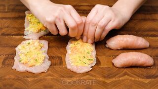 Guaranteed success! The most delicious chicken rolls, in a few minutes