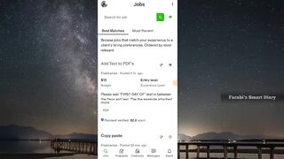 Freelancing with mobile