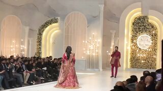 Falak Shabir live with Sarah Khan at Bridal Couture Week 2023.