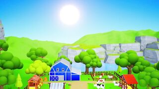 Cow Milk Tankers - Gorilla vs Fox Milk Farm Diorama - Funny Animals Comedy Fights Videos 2023