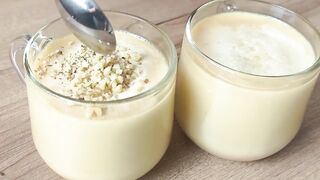 Delicious dessert with 3 ingredients. No flour no gelatin no starch.