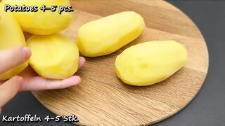 Das leckerste Rezept mit Kartoffeln! Du wirst es jeden Tag kochen! Abendessen