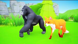 FOX stealing Crocodile ???? Eggs - Funny animals video