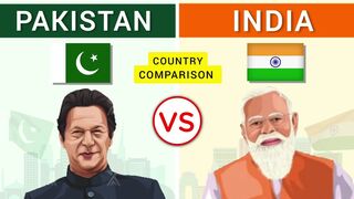 India versus Pakistan country comparison video