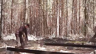 180 Days alone in the forest building a cabin 180 Days alone in the forest building a cabin.