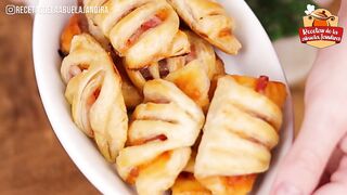 ¡Una idea brillante para un aperitivo en 5 minutos! ¡Desaparecerán en un minuto!.