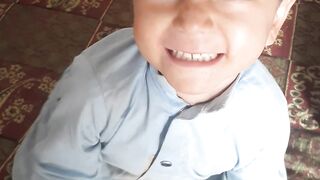 Smiling beautiful baby