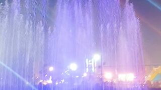 Beautiful lights, views in park