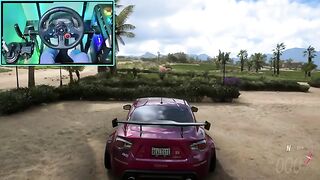 Toyota GT 86 - Forza Horizon 5 - Steering Wheel Gameplay 4K 60FPS