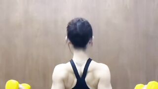 Beauty back and open shoulders