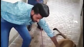 Line attack on man