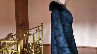 Каракульча в стиле французского пальто