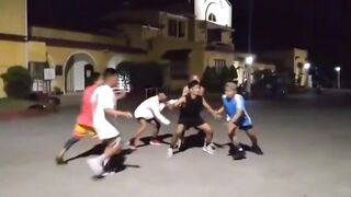 Lt playing basketball fun