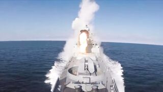 рф показала запуск ракет по Украине
