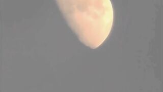 Zoom On Moon Through My Mobile ????❤️