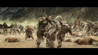 Lord of the Rings_ The Return of the King (2003) - Legolas Slays the Oliphaunt Scene _ Movieclip.